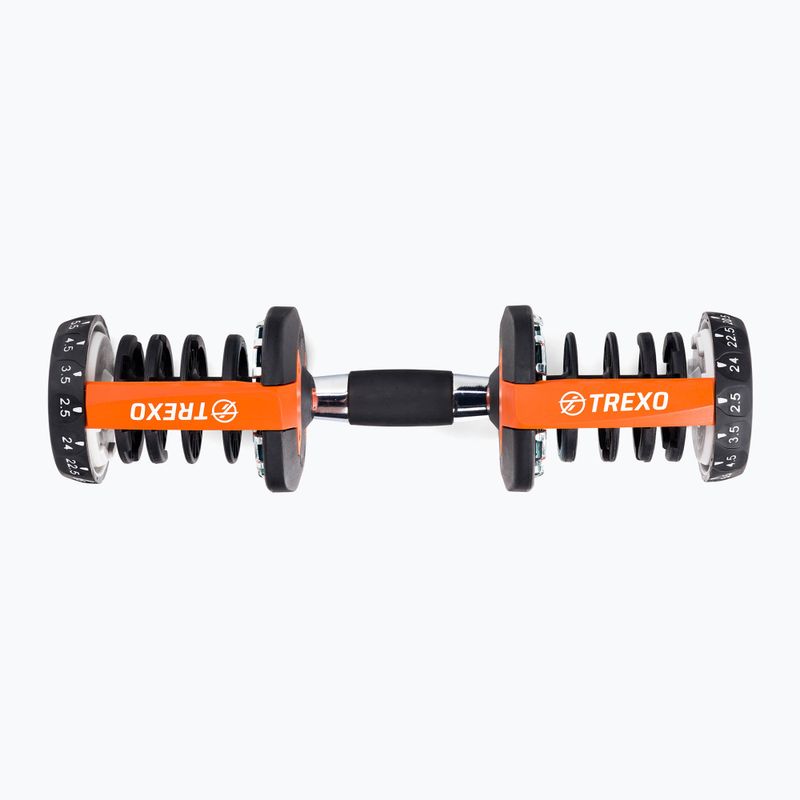 Halteră ajustabilă XTREXO 24 kg neagră ADT-24 6