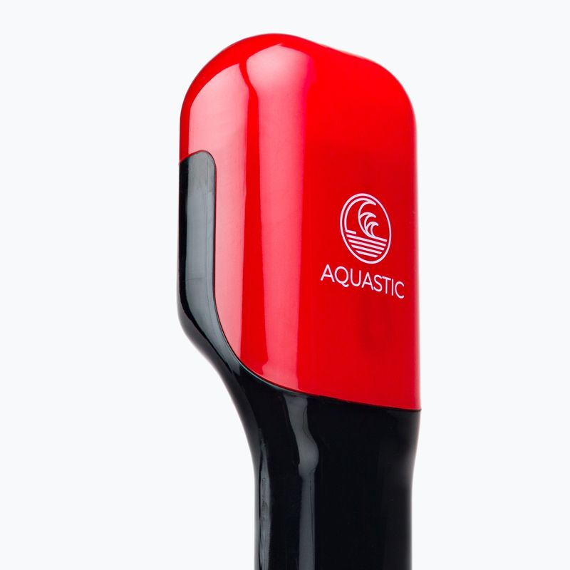 Mască integrală de snorkeling AQUASTIC roșie SMA-01SC 11