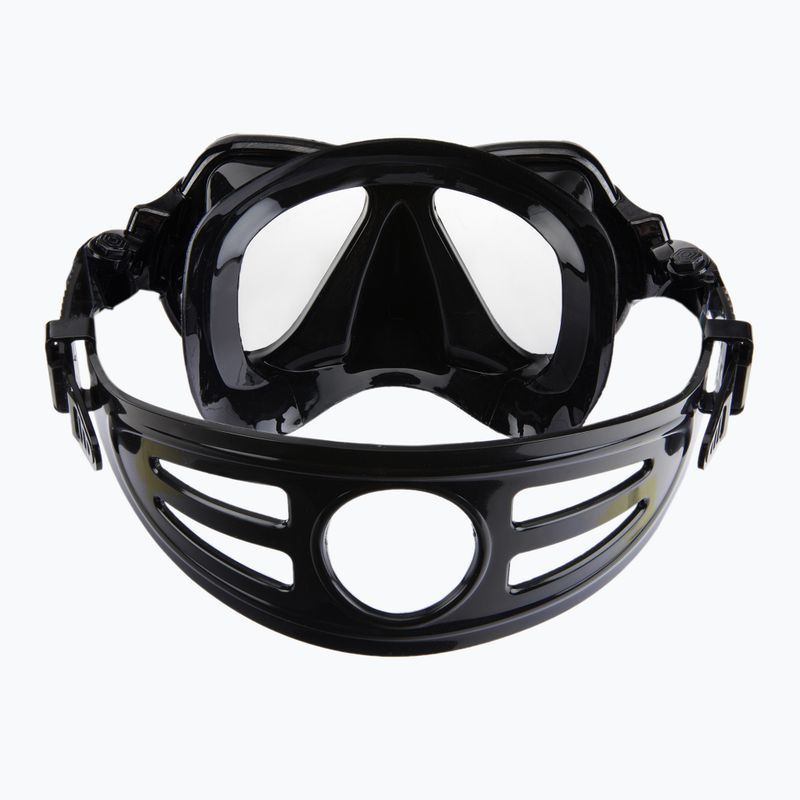 Set de snorkeling AQUASTIC Mască + Tub negru MSA-01C 6
