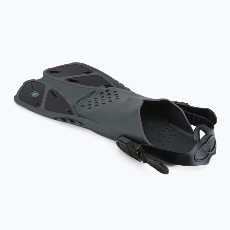Set de snorkeling AQUASTIC Mască + Tub negru SMFK-01SC