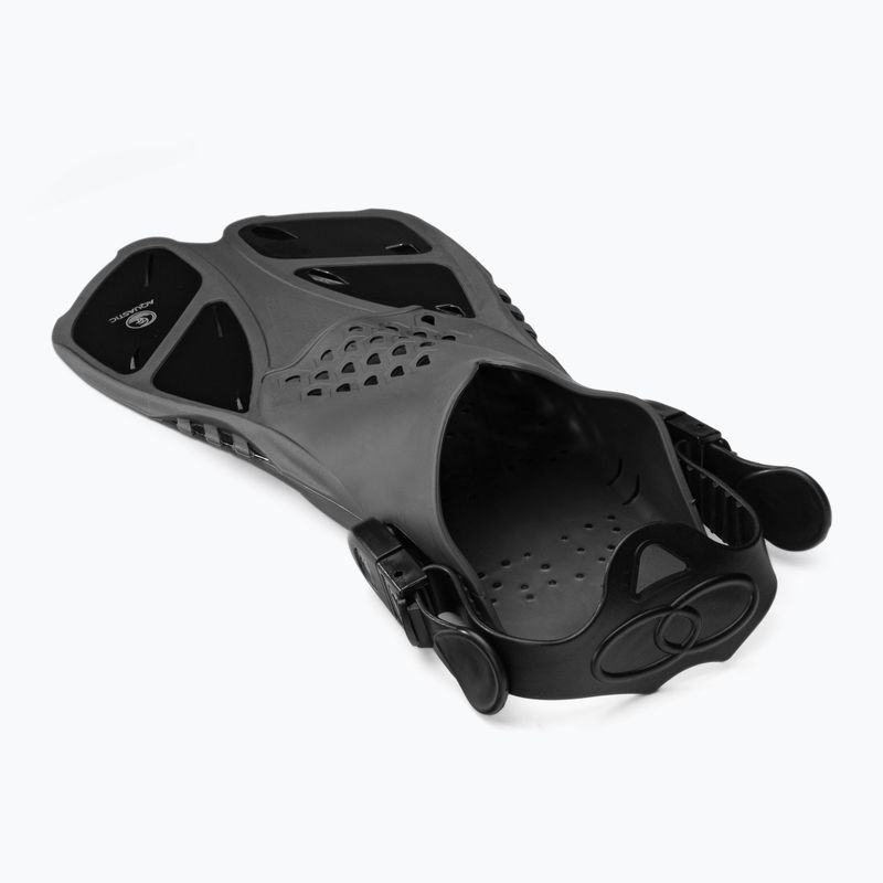 Set de snorkeling AQUASTIC Mască + Aripioare + Tub negru MSFA-01SC 5