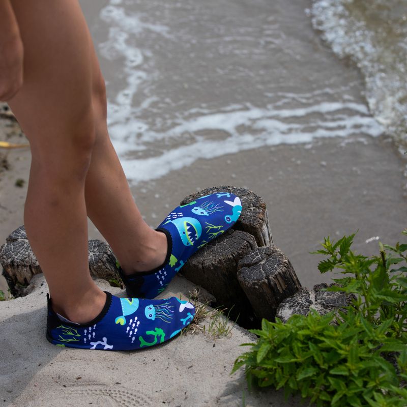 Pantofi de apă pentru copii AQUASTIC Aqua blue KWS054 4