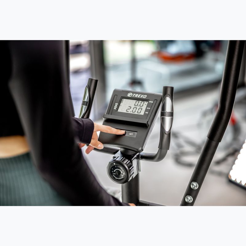 Bicicletă eliptică XTREXO negru ET300 6