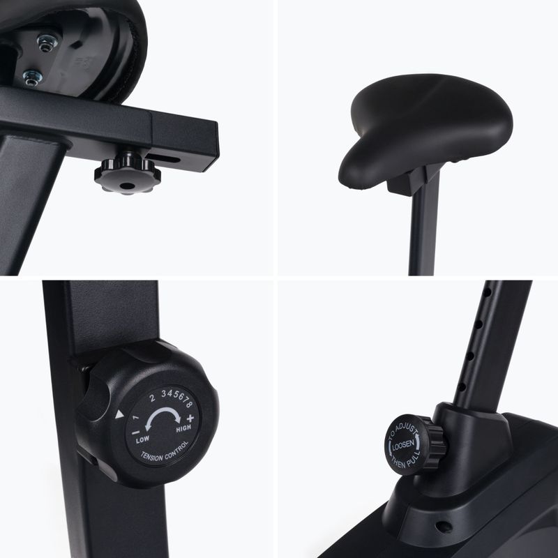 Bicicletă staționară TREXO Hex neagră EB-H02 11