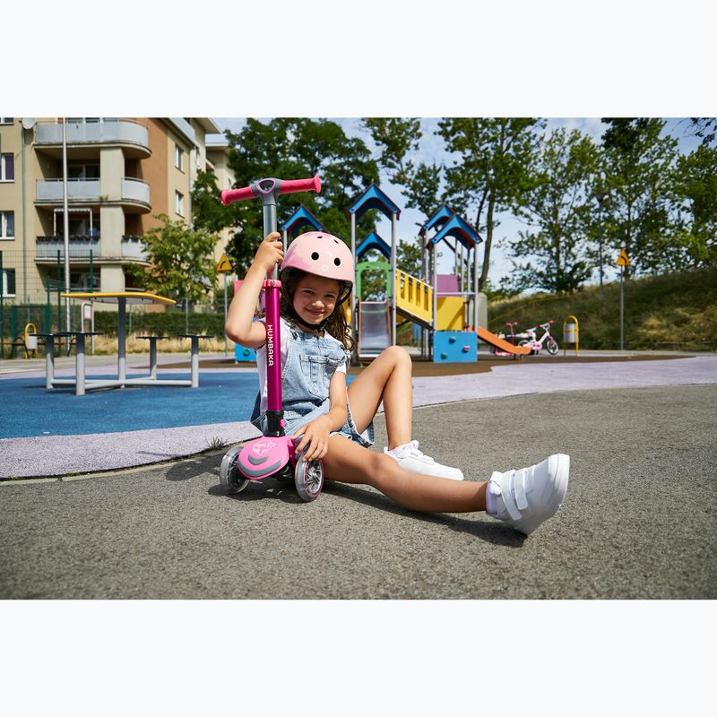 Cască de bicicletă pentru copii ATTABO K100 roz AH-K100 12