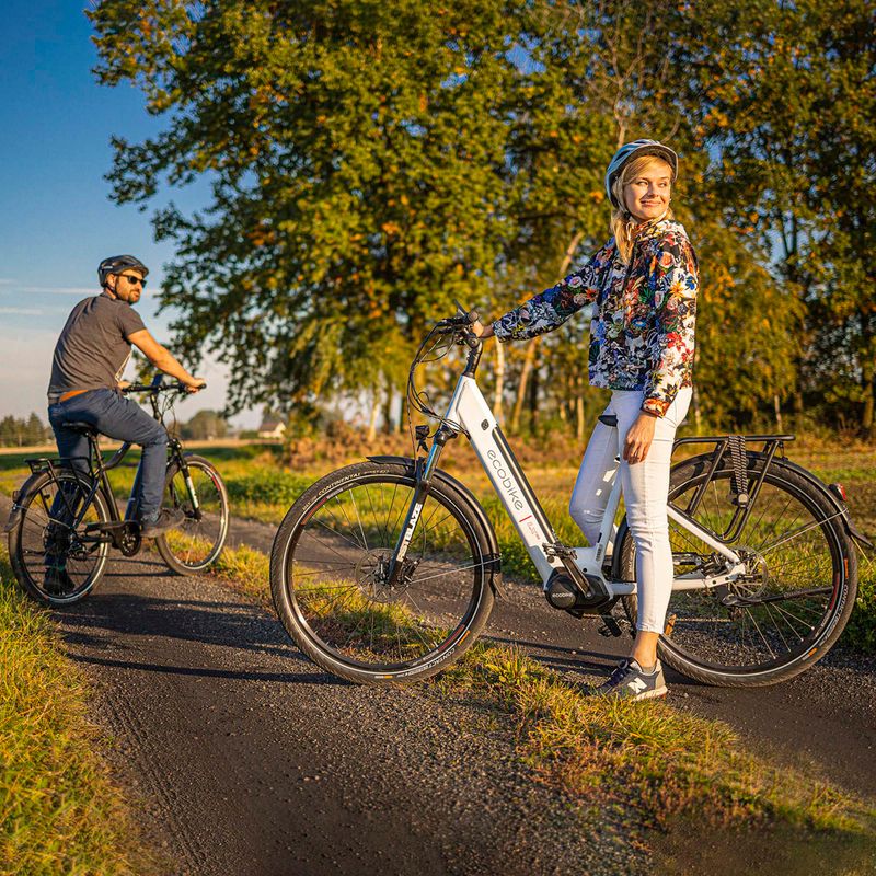 Ecobike LX300 Greenway bicicletă electrică albă 1010306 21