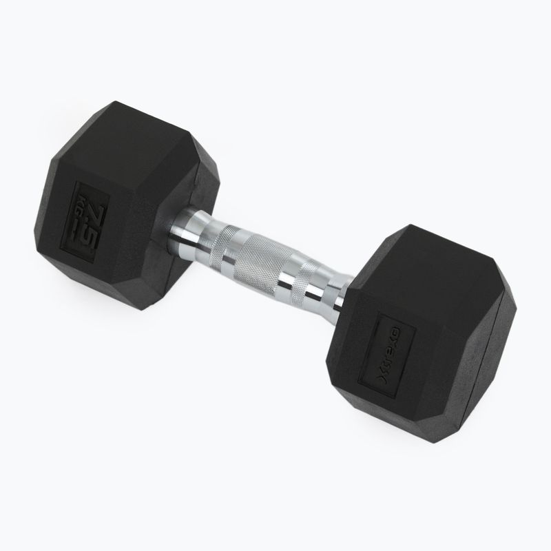 Ganteră cauciucată XTREXO Hex HXD75 7.5 kg