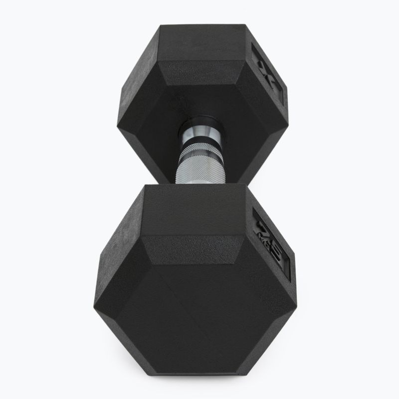 Ganteră cauciucată XTREXO Hex HXD75 7.5 kg 6