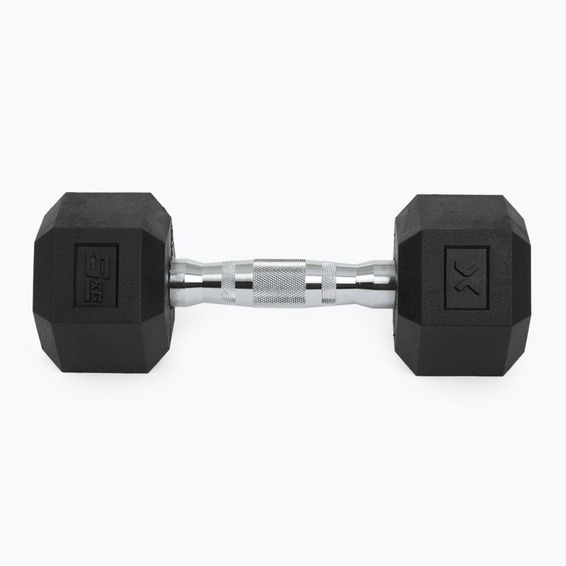 Ganteră cauciucată  XTREXO Hex HXD50 5 kg 7