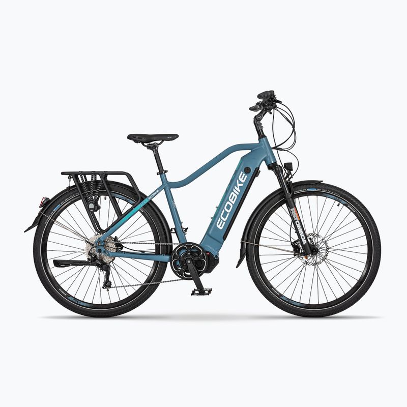 Bicicletă electrică EcoBike MX500/13Ah X500 48V Greenway albastră 1010307