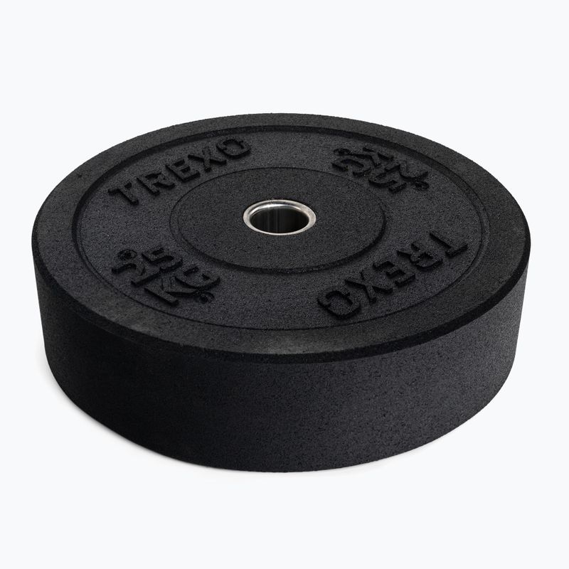 Greutate bumper de olimpiadă XTREXO neagră TRX-BMP025 25 kg