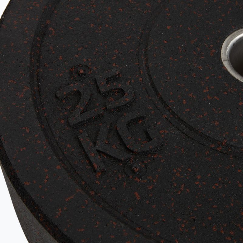 Greutate bumper de olimpiadă XTREXO neagră TRX-BMP025 25 kg 4