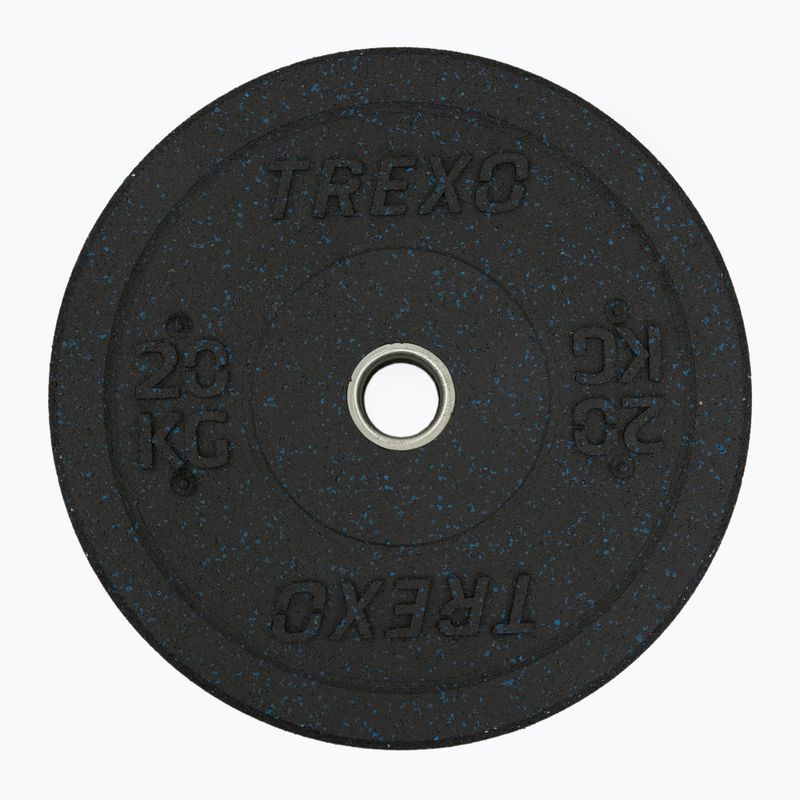 Greutate bumper de olimpiadă XTREXO neagră TRX-BMP020 20 kg 3