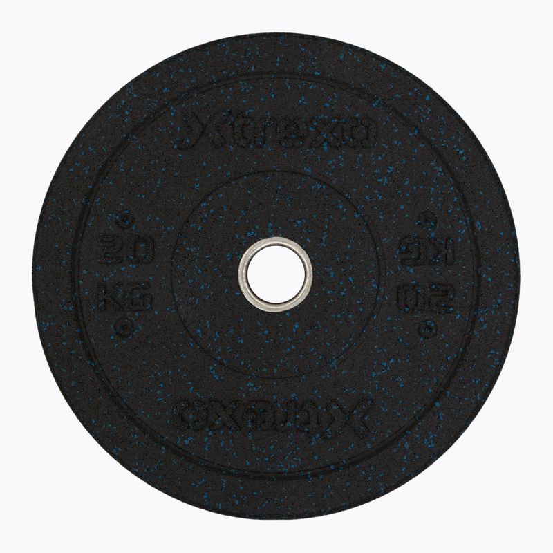 Greutate bumper de olimpiadă XTREXO neagră TRX-BMP020 20 kg 3
