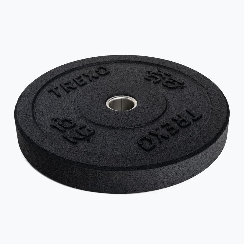 Greutate bumper de olimpiadă TREXO neagră TRX-BMP010 10 kg