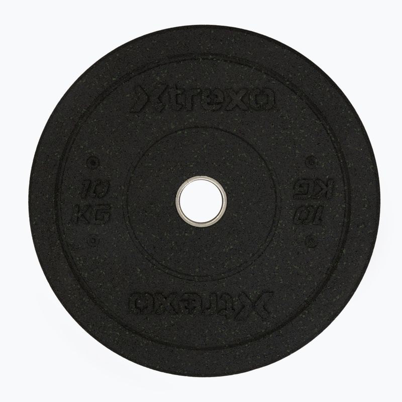 Greutate bumper de olimpiadă XTREXO neagră TRX-BMP010 10 kg 3