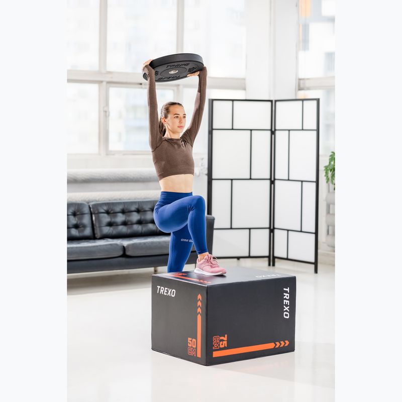 Greutate bumper de olimpiadă XTREXO neagră TRX-BMP010 10 kg 4