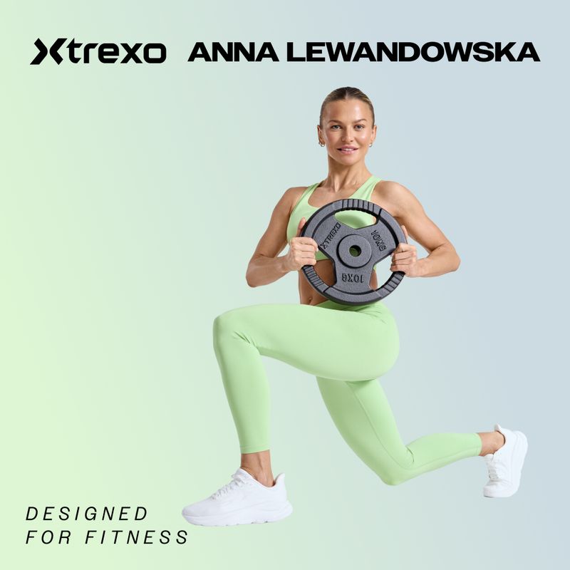Greutate din fontă cauciucată XTREXO czarne RW5 5 kg 2