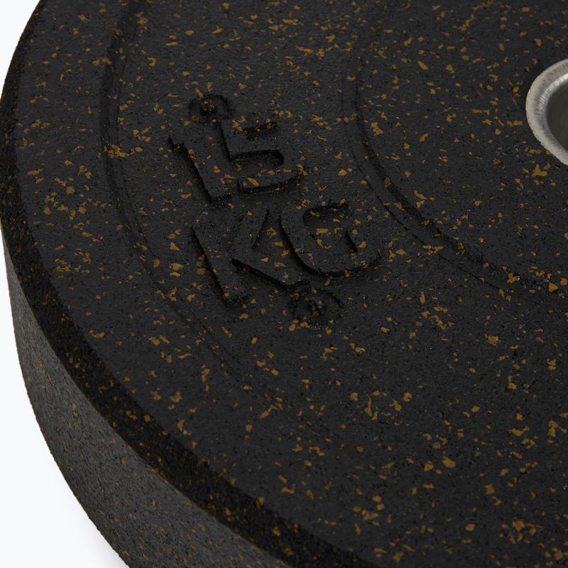 Greutate bumper de olimpiadă XTREXO neagră TRX-BMP015 15 kg 4