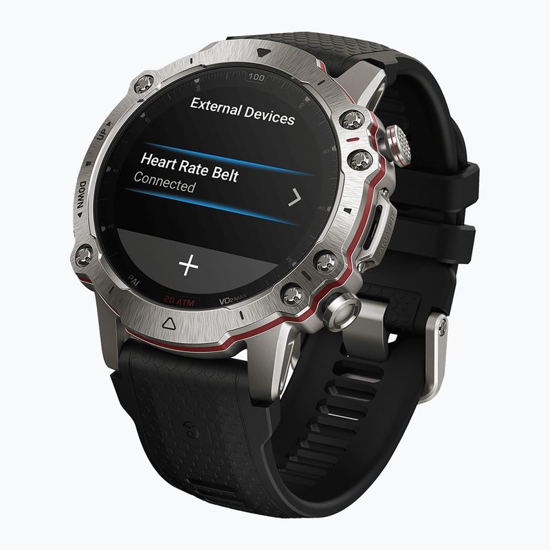 Ceas + Cântar + Geantă + Bidon Amazfit Falcon argintiu-negru W2029OV1N 9