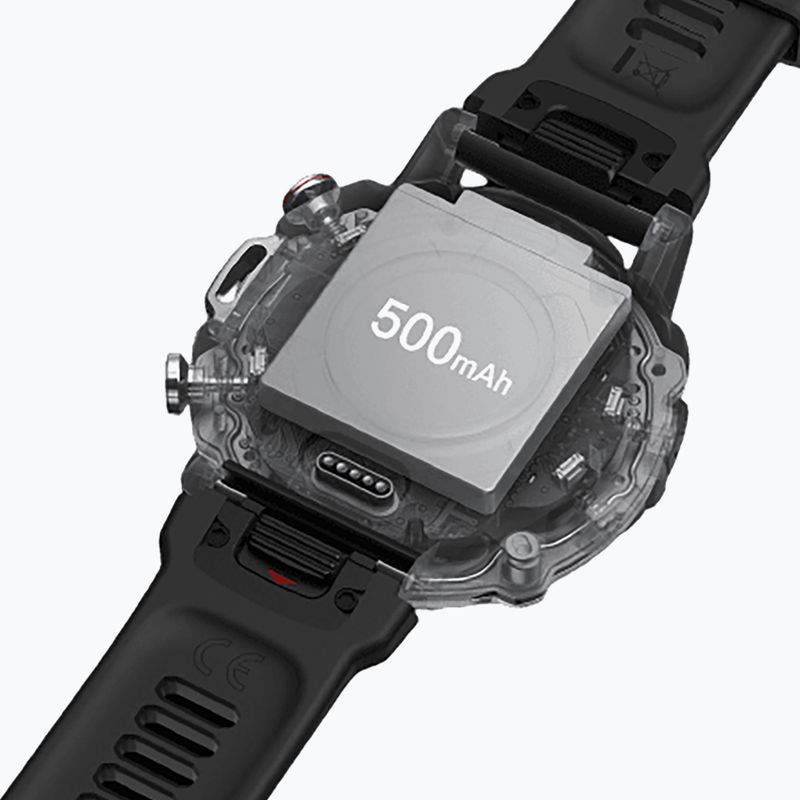 Ceas + Cântar + Geantă + Bidon Amazfit Falcon argintiu-negru W2029OV1N 12