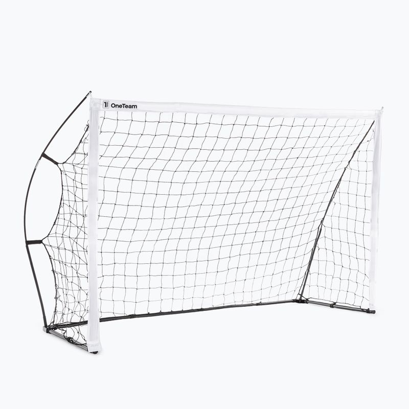 OneTeam Flex poartă de fotbal 240 x 150 cm alb OT-SNG2415