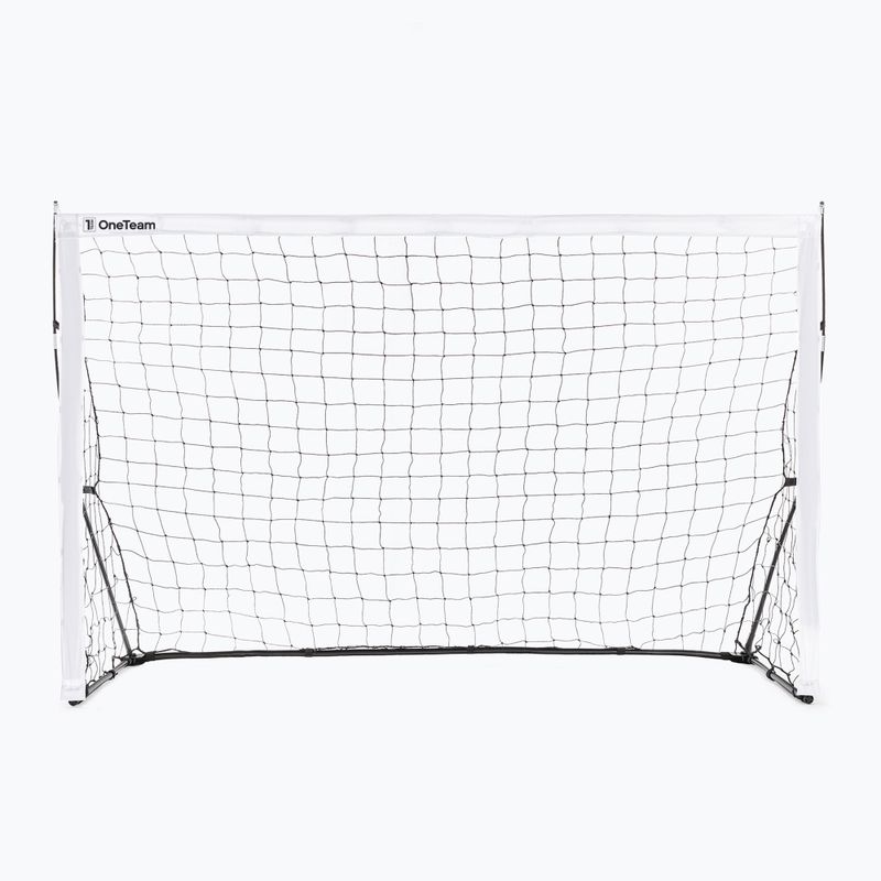 OneTeam Flex poartă de fotbal 240 x 150 cm alb OT-SNG2415 2