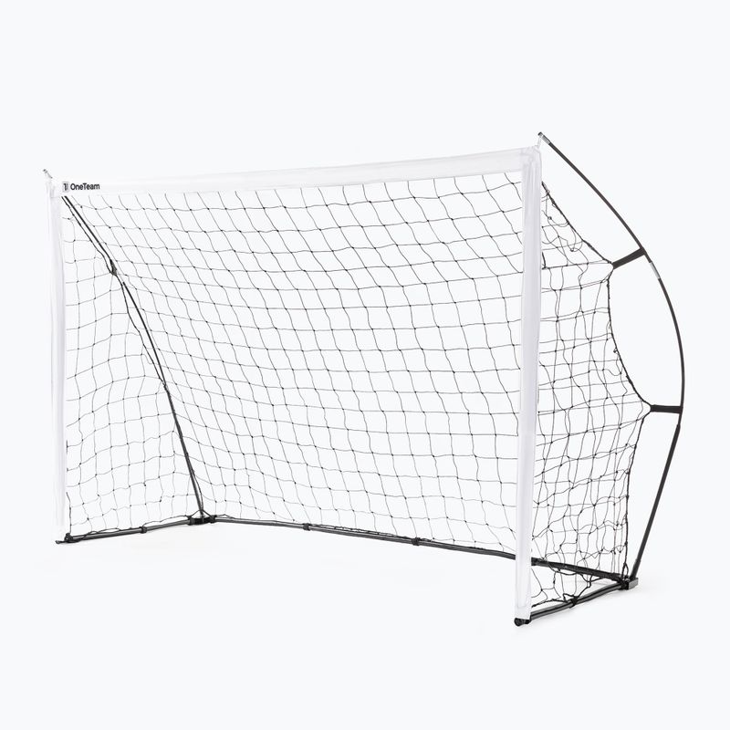 OneTeam Flex poartă de fotbal 240 x 150 cm alb OT-SNG2415 3