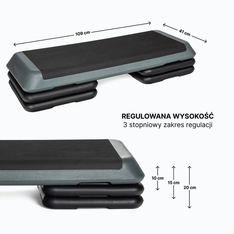 TREXO Aerobic Stepper AS01 gri 3