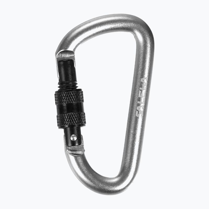Salewa D-Shape Carbiner cu șurub negru 00-0000034102