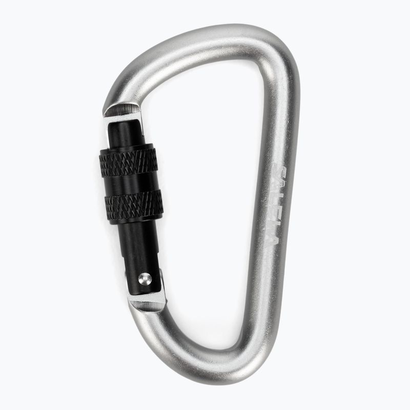 Salewa D-Shape Carbiner cu șurub gri 00-0000034102