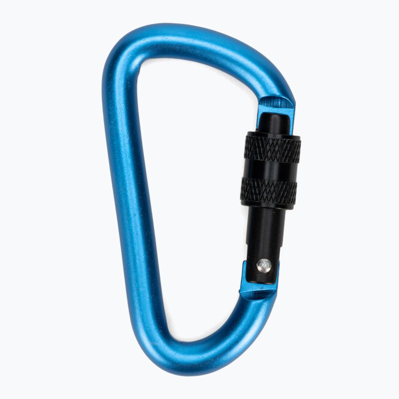 Salewa D-Shape Carbiner cu șurub albastru 00-0000034102 2