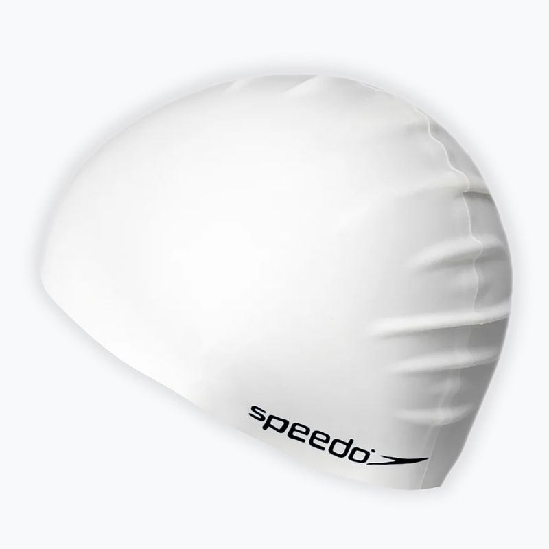 Șapcă de înot pentru copii Speedo Plain Flat Silicone alb 8-709931959 3