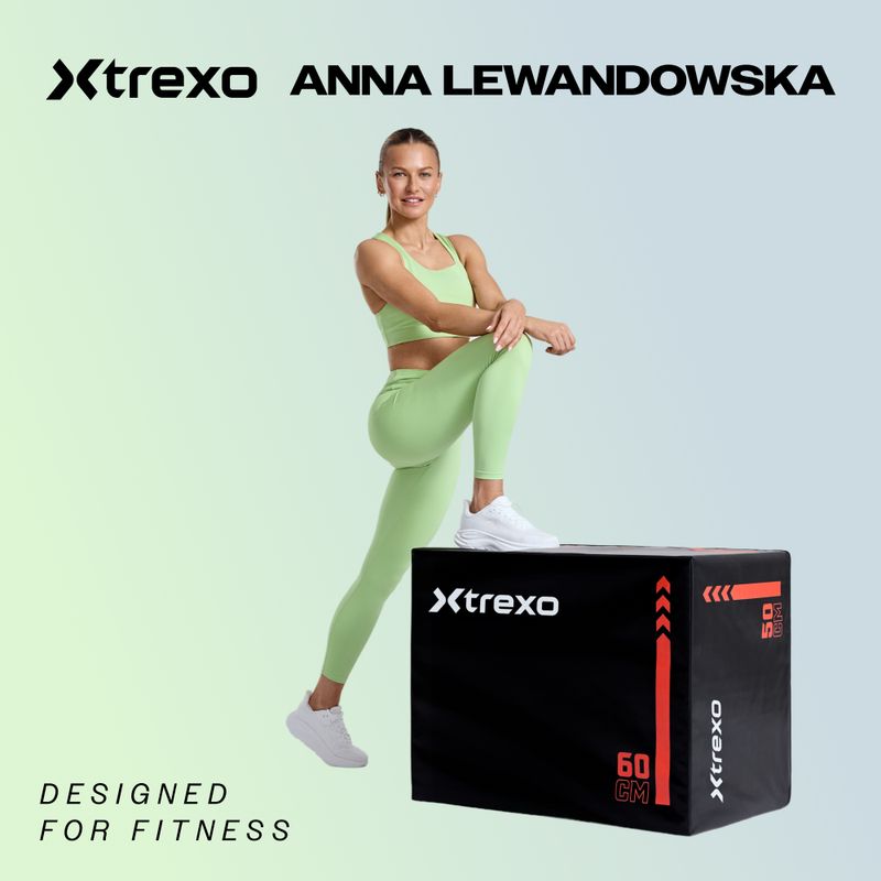 Cutie pliometrică pliabilă XTREXO 7,5 cm negru 2