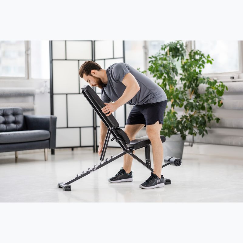 Bancă de antrenament XTREXO B200 neagră 6