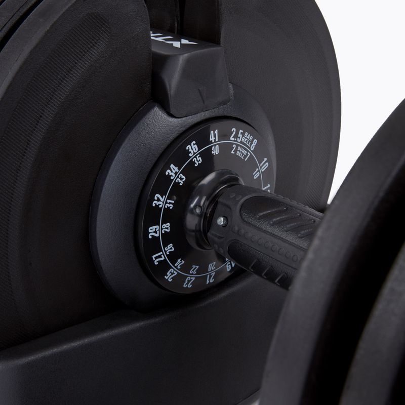 Halteră/bară 2w1 XTREXO TRX-ABD40 1-40 kg negru/portocaliu 10