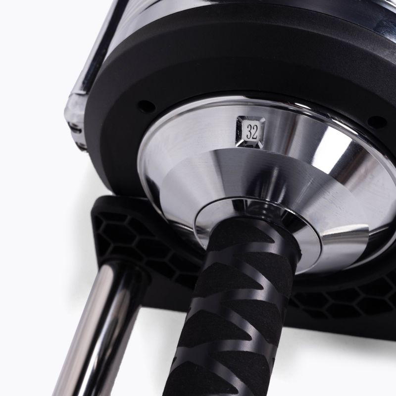 Halteră ajustabilă XTREXO TRX-AD32C 3-32 kg argintiu 11