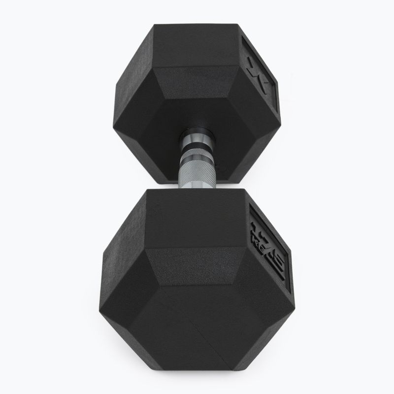 Halteră cauciucată XTREXO Hex 17.5 kg 6