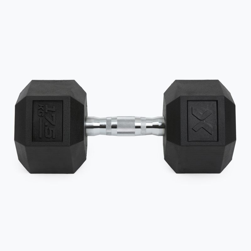 Halteră cauciucată XTREXO Hex 17.5 kg 7