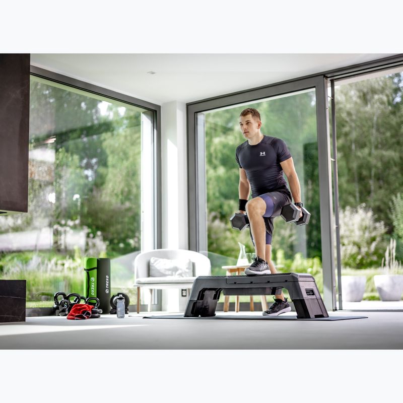 Halteră cauciucată XTREXO Hex 17.5 kg 3