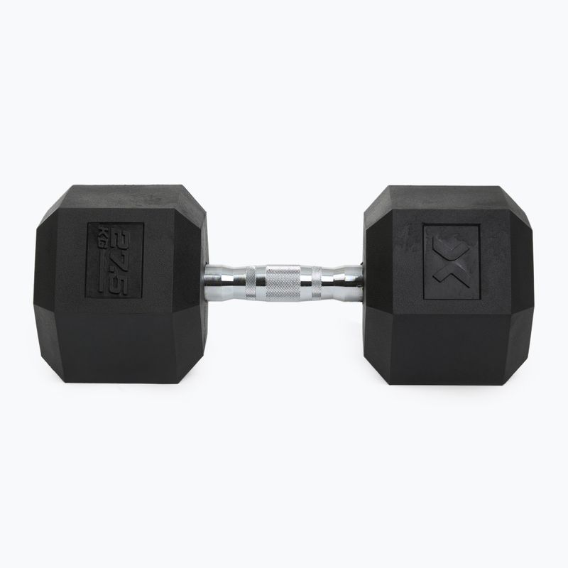 Halteră cauciucată XTREXO Hex 27.5 kg 7