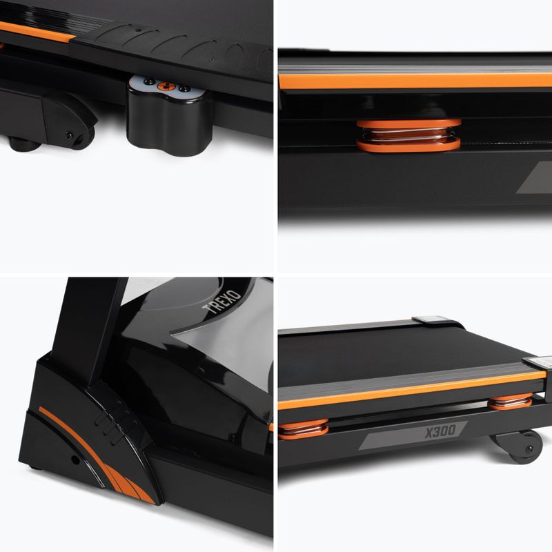 XTREXO X300 bandă de alergare electrică negru 15