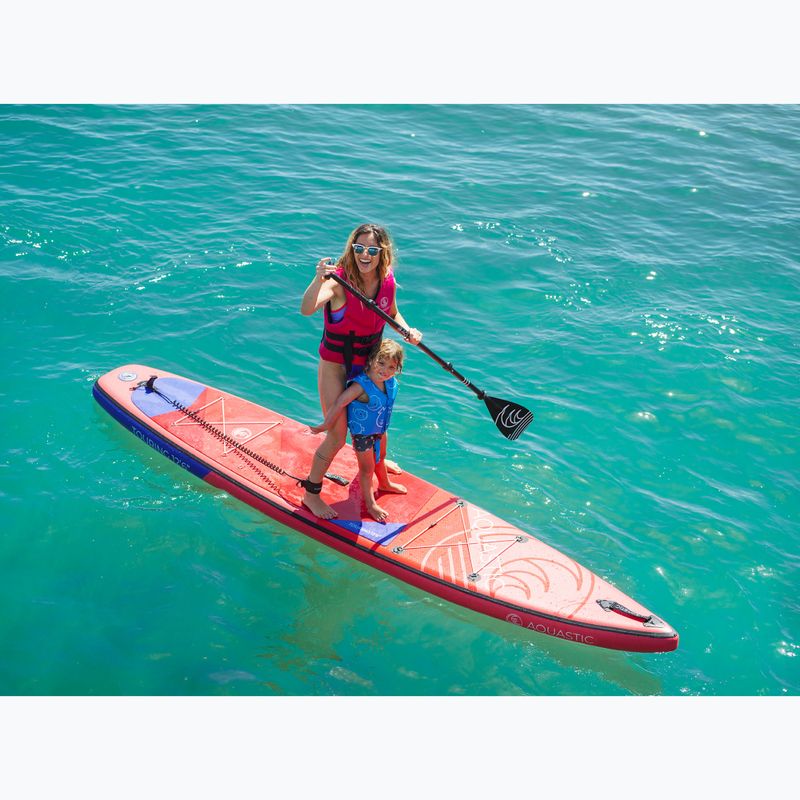 Placă SUP AQUASTIC Touring 12'6" 2024 roșie 9