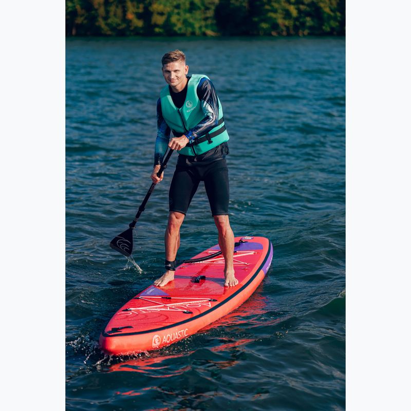 Placă SUP AQUASTIC Touring 12'6" 2024 roșu 4