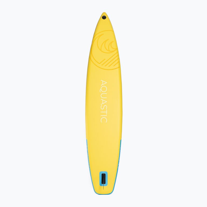 Placă SUP AQUASTIC Touring 12'6" galbenă 9