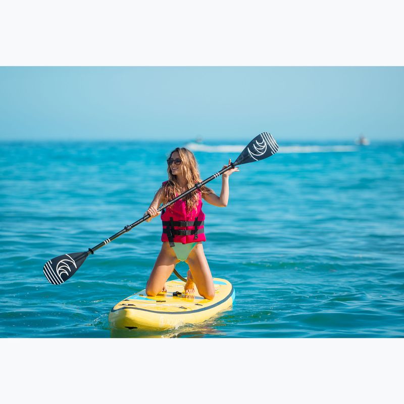 Placă SUP AQUASTIC Touring 12'6" galbenă 4