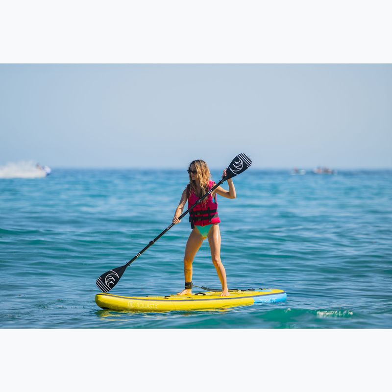 Placă SUP AQUASTIC Touring 12'6" galbenă 5