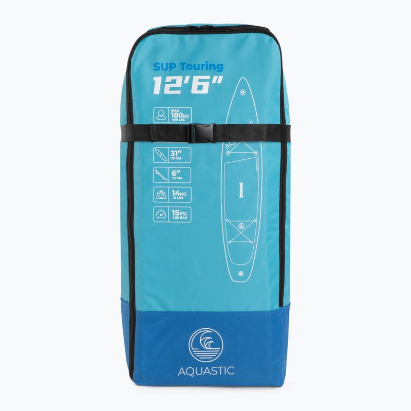 Rucsac pentru placă SUP AQUASTIC Touring 12'6" albastru 2