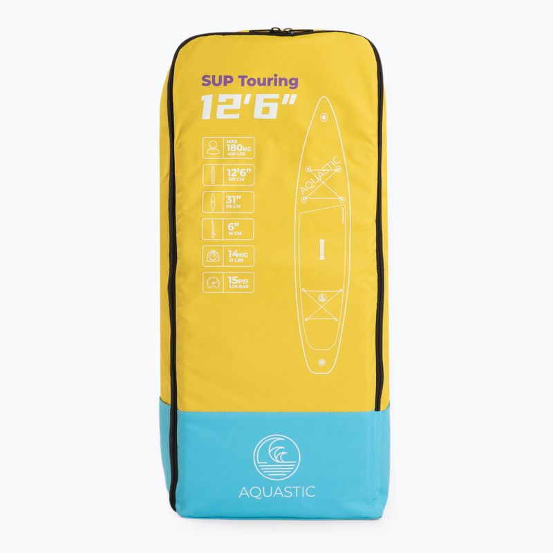 Rucsac pentru placă SUP AQUASTIC Touring 12'6" galben