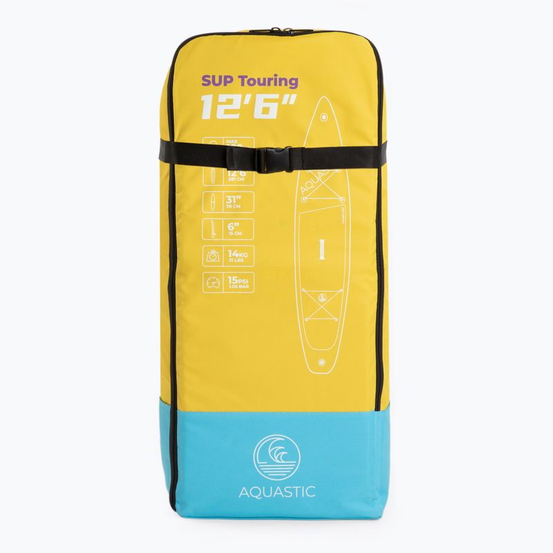 Rucsac pentru placă SUP AQUASTIC Touring 12'6" galben 2